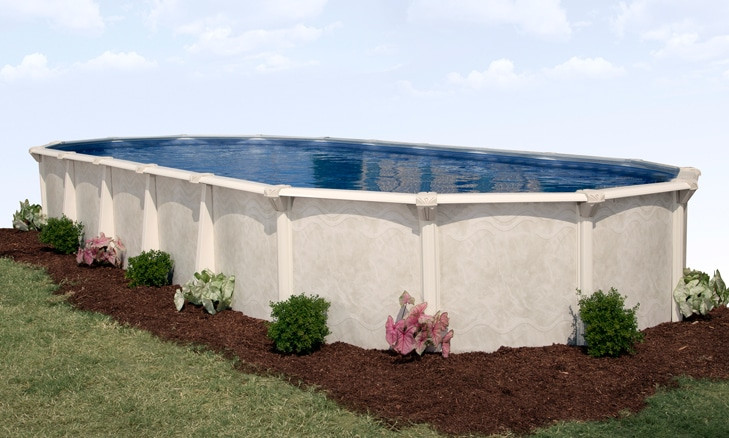 24 Above Ground Pool Packages
 12 x 24 Oval 52" Deep Century Ground Pool Package