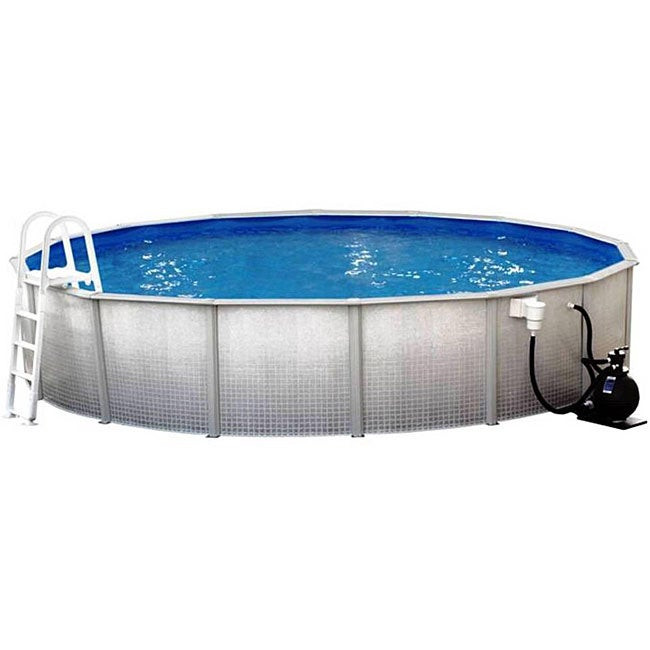 24 Above Ground Pool Packages
 Discovery Ground 24 foot Round Swimming Pool Package