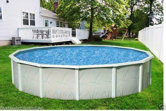 24 Above Ground Pool Packages
 24 x 52" Ground Steel Swimming Pool & Package