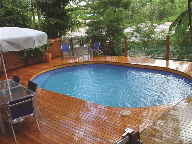 24' Above Ground Pool
 An above ground swimming pool is a much cheaper
