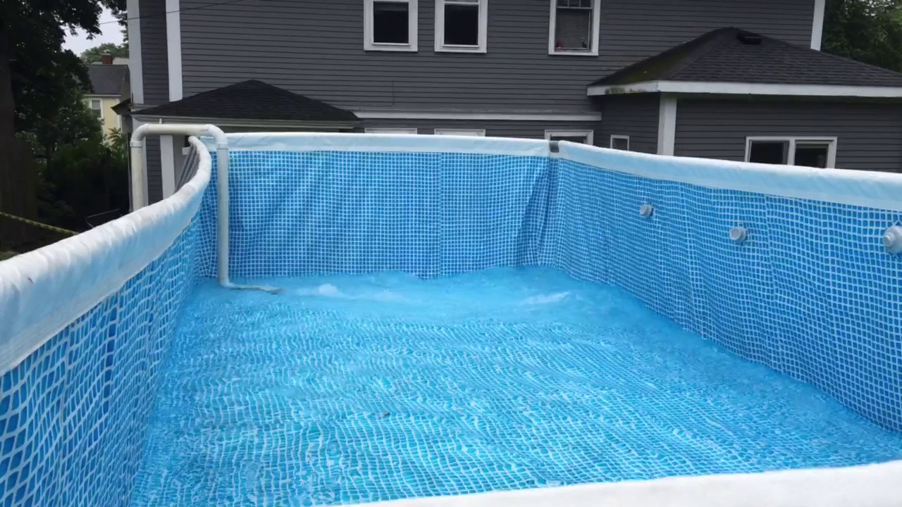 24' Above Ground Pool
 POOL INTEX 12x24 QUICK WATER FILL VIDEO