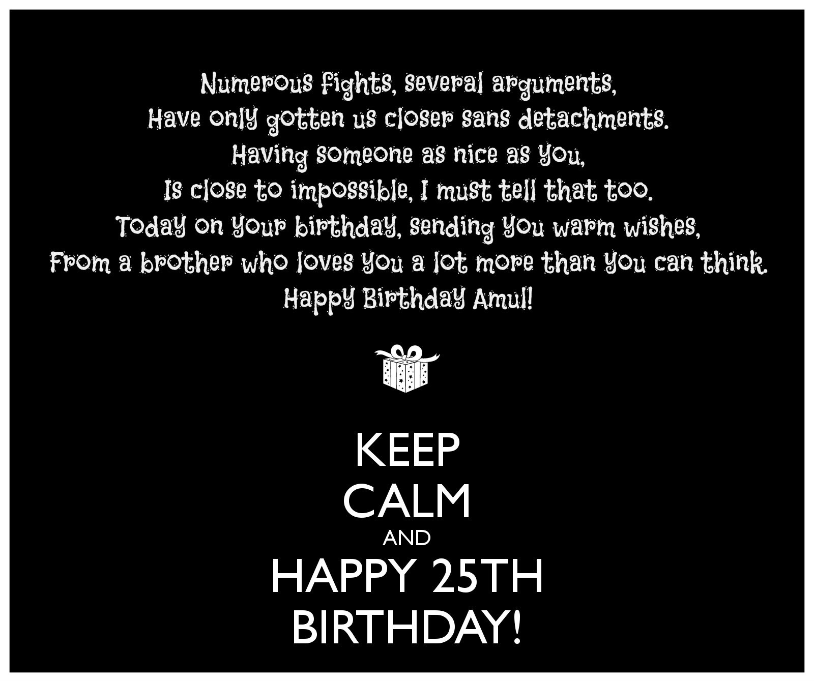 25Th Birthday Quotes For Myself
 Happy 25th Birthday Quotes Funny QuotesGram