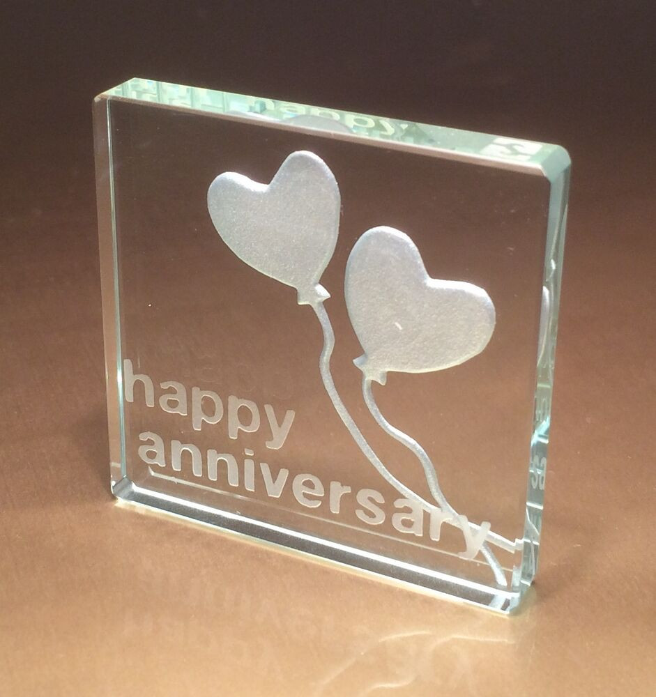 25th Wedding Anniversary Gift
 25th Silver Wedding Anniversary Gifts Spaceform Glass