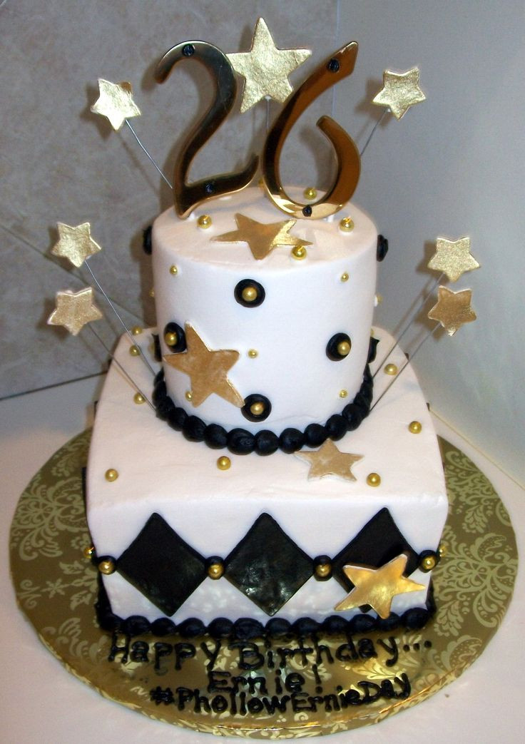 26th Birthday Party Ideas
 26th Birthday Cake Design