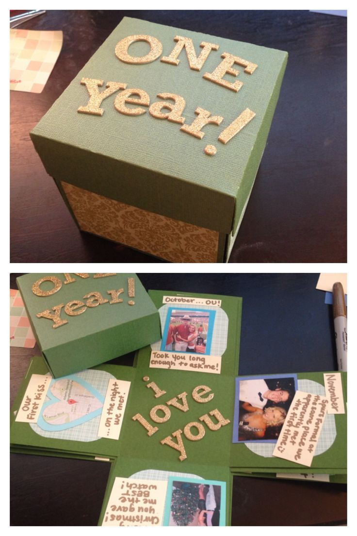 3 Year Anniversary Gift Ideas For Husband
 Creative memory box for your Boyfriend … DIY