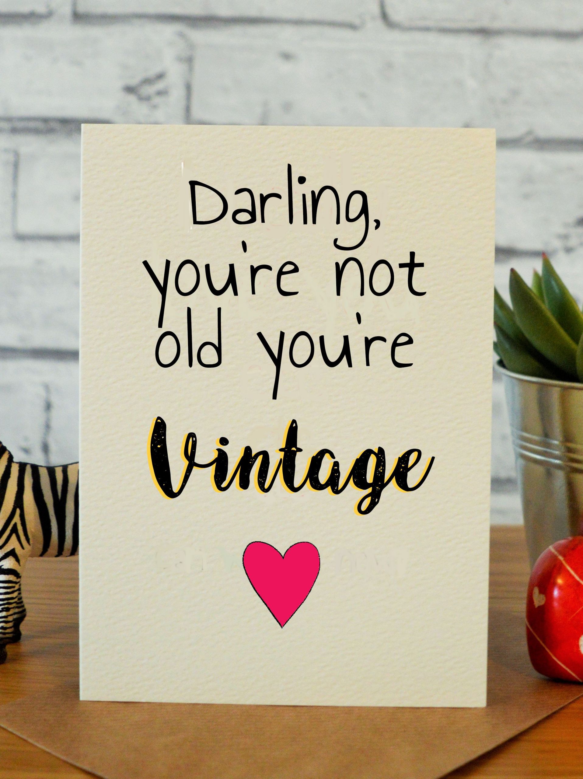30Th Birthday Gift Ideas For Wife
 Not old but Vintage