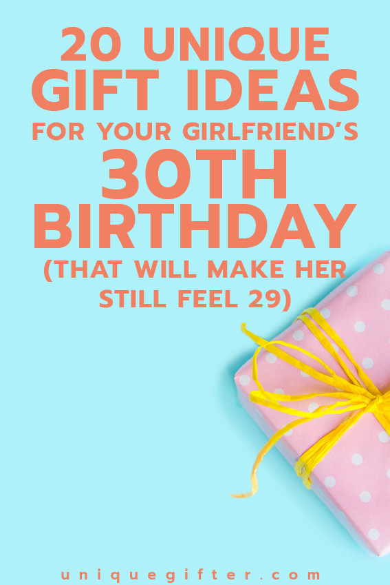 30Th Birthday Gift Ideas For Wife
 20 Gift Ideas for Your Girlfriend s 30th Birthday that