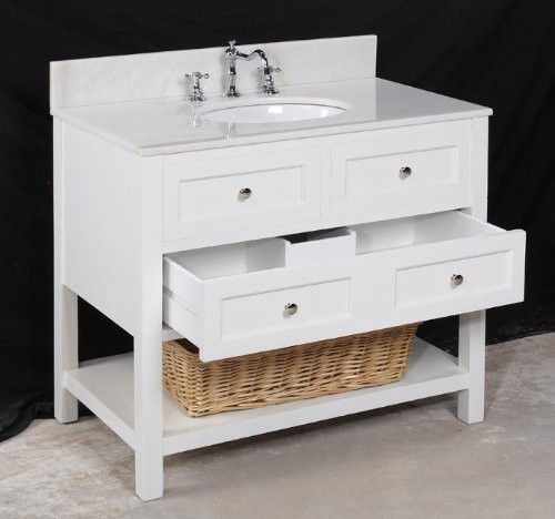 36 In Bathroom Vanity
 Elegant 36 Inch Single Sink White Bathroom Vanity Sets