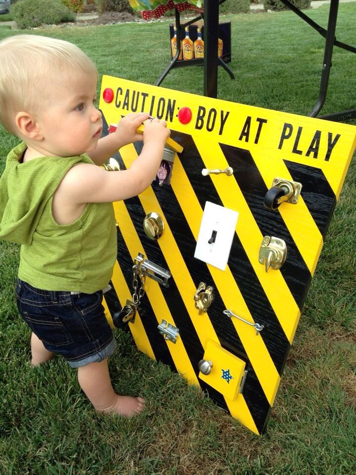 4 Year Old Boy Birthday Gift Ideas
 Boy at play board 1 year old birthday t Genius Idea
