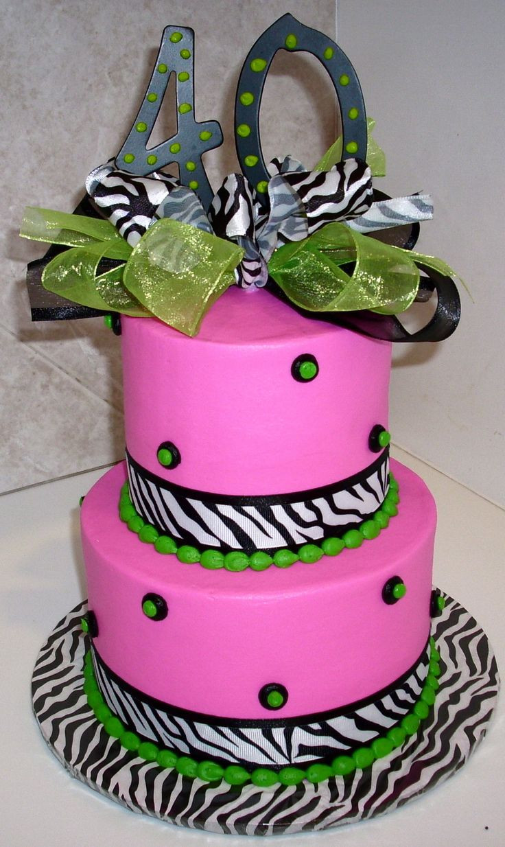 40th Birthday Cake Ideas For Her
 43 best images about 40th bday party ideas on