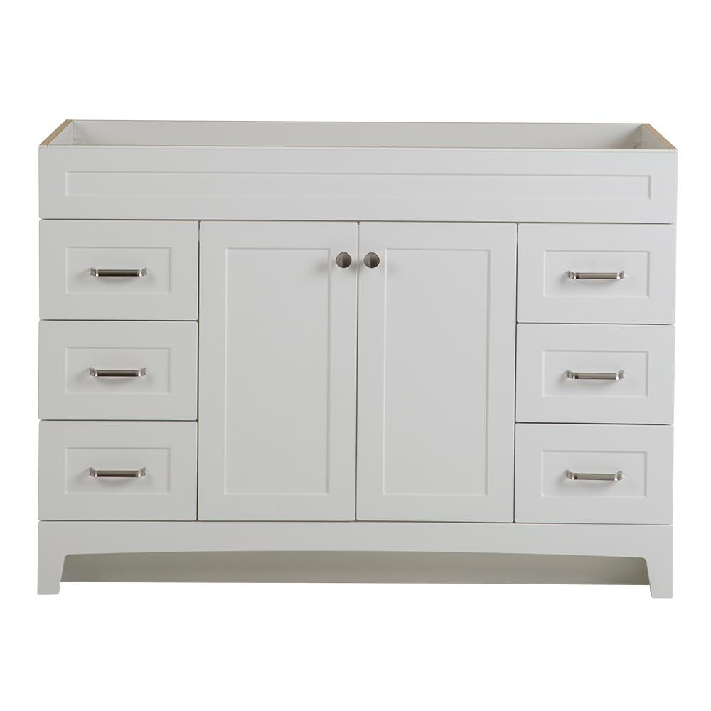48 Bathroom Vanity Without Top
 Home Decorators Collection Thornbriar 48 in W x 21 in D