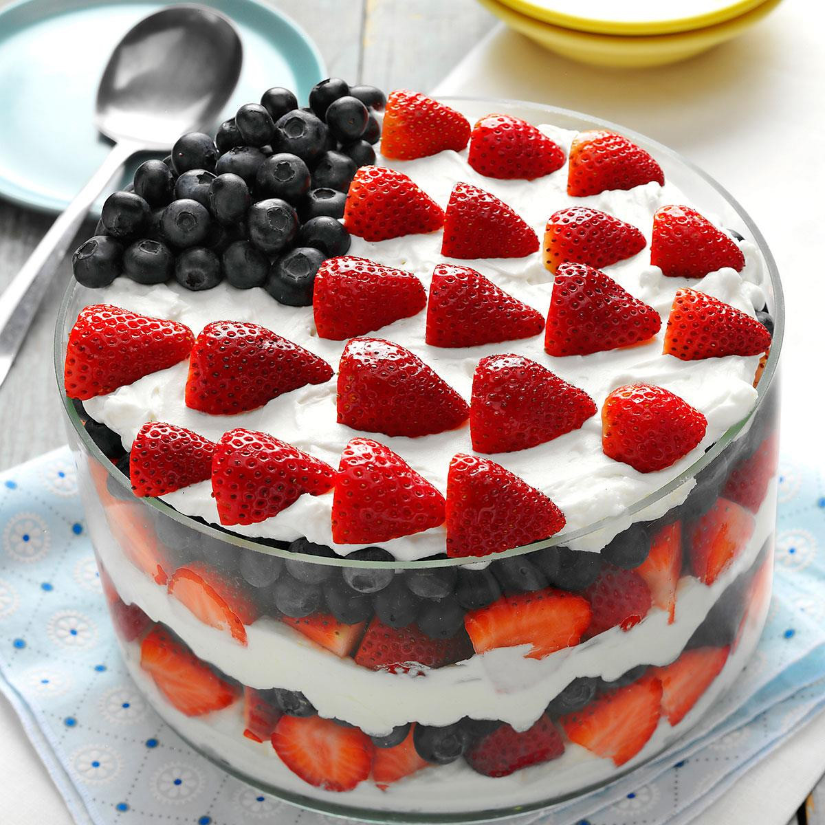 4Th Of July Fruit Desserts
 Red White and Blue Dessert Recipe