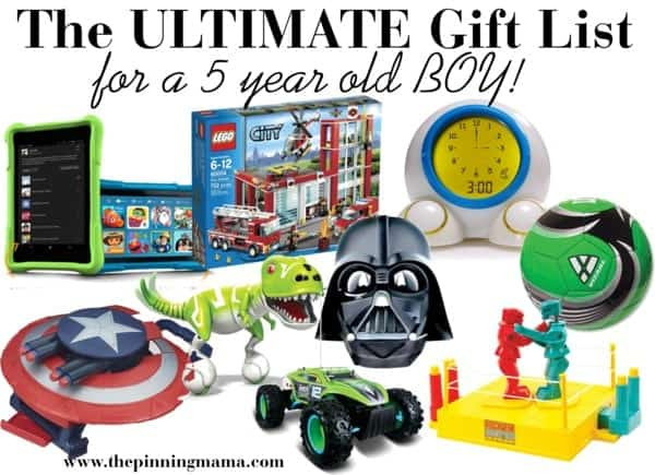 5 Year Old Birthday Gift
 The ULTIMATE List of Gift Ideas for a 5 Year Old Boy