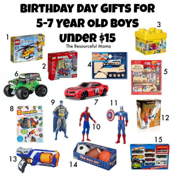5 Yr Old Boy Birthday Gift Ideas
 Birthday Gifts for 5 7 Year Old Boys Under $15