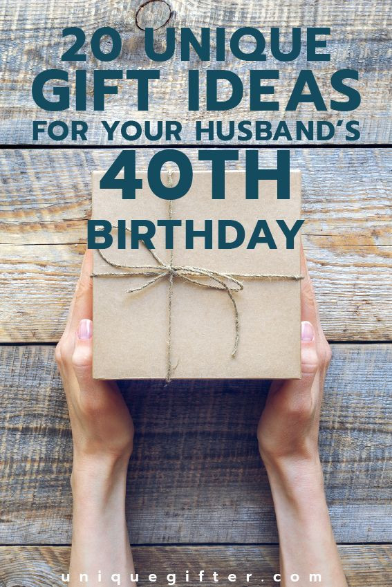 50Th Birthday Gift Ideas For Husband
 40 Gift Ideas for your Husband s 40th Birthday