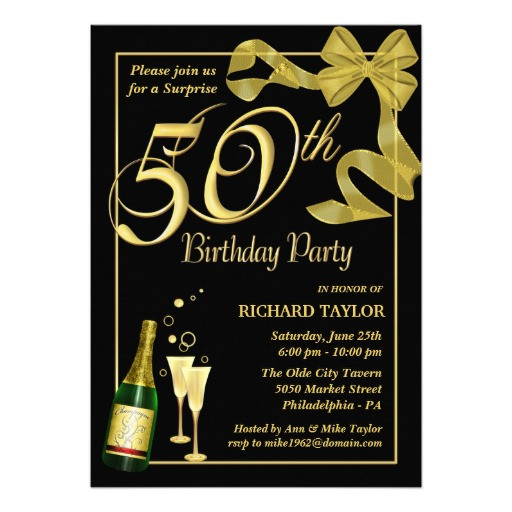 50th Birthday Invitation Templates
 Blank 50th Birthday Party Invitations Templates
