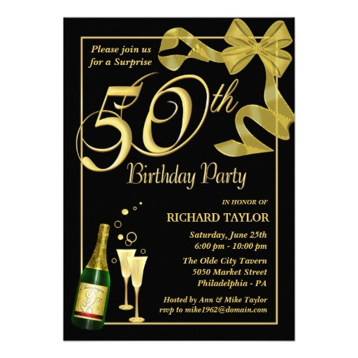 50th Birthday Invitation Templates
 50th Birthday Invitations Ideas – Bagvania FREE Printable