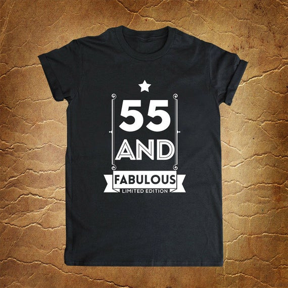 55Th Birthday Gift Ideas
 55th birthday t 55 and FABULOUS 1961 55th by RoseeWebStore