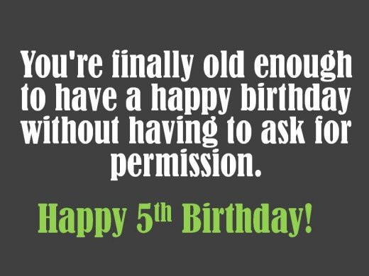5Th Birthday Quotes
 5th Birthday Messages Wishes and Poems