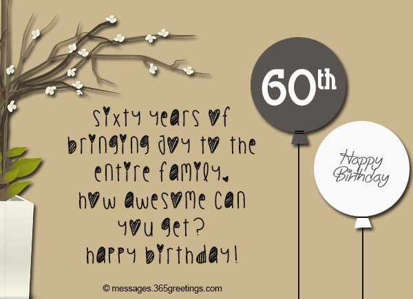 60 Birthday Quote
 60th Birthday Wishes Quotes and Messages 365greetings