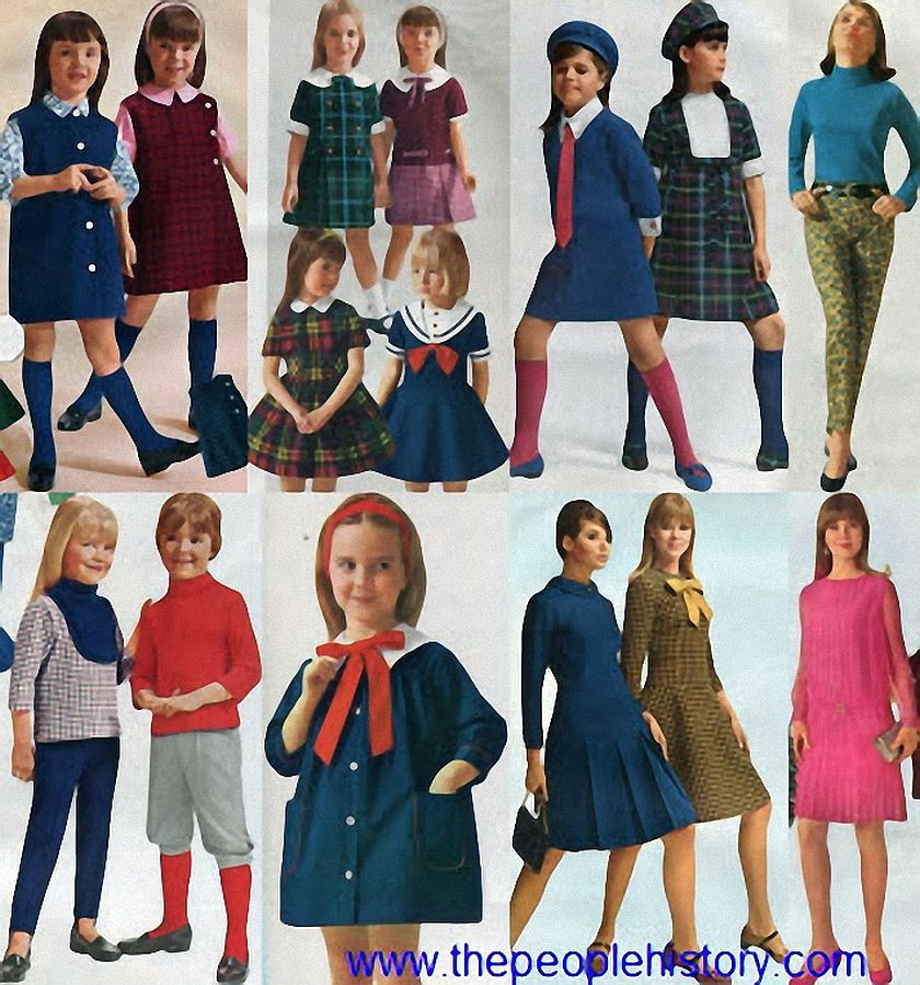 60S Fashion Kids
 Pleats plaid Child of the 60s 70s Pinterest