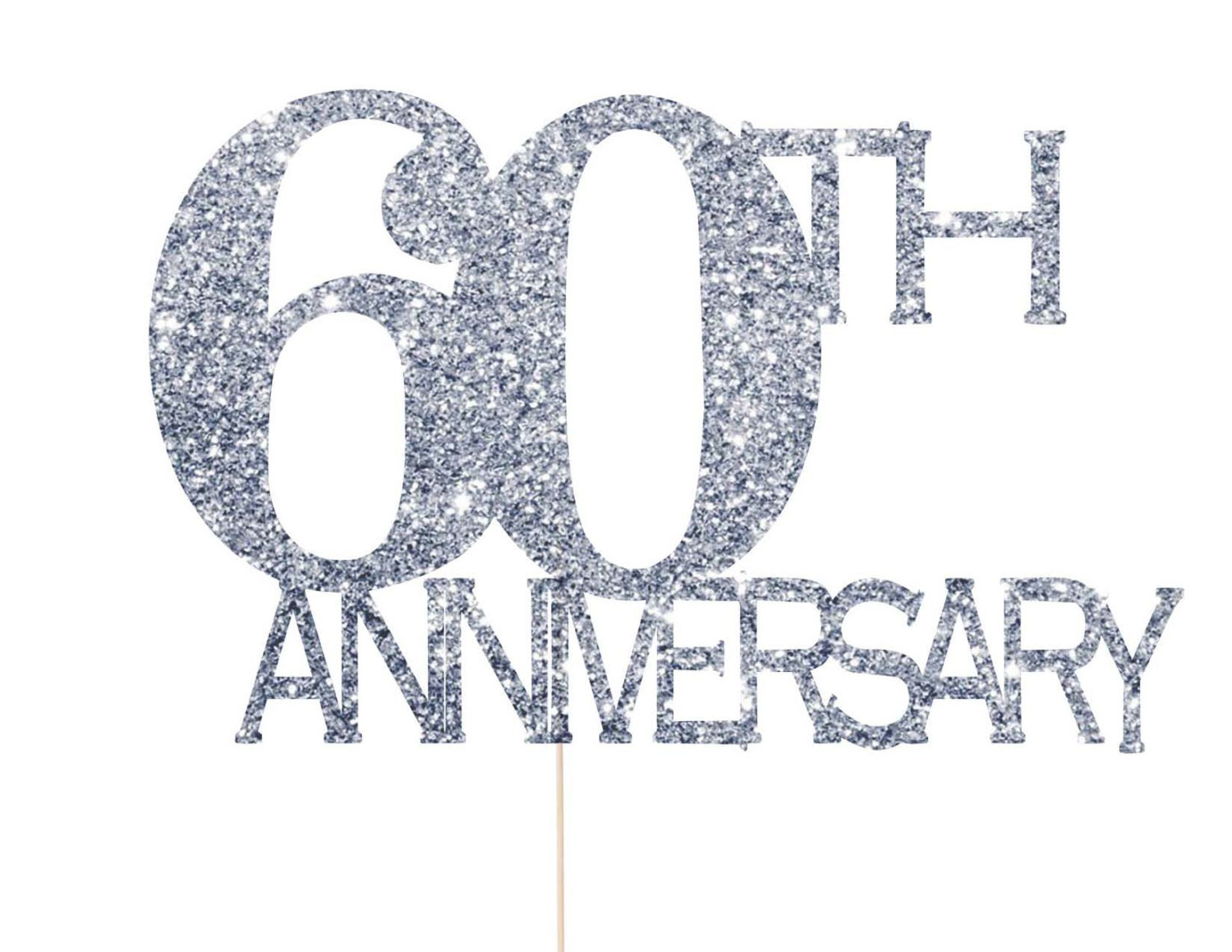 60th Wedding Anniversary Color
 60th Anniversary Cake Topper 60th Anniversary Decorations