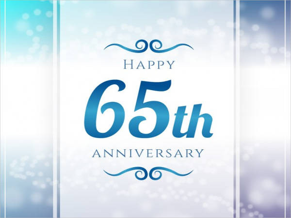 65th Wedding Anniversary Color
 9 Free Anniversary Cards