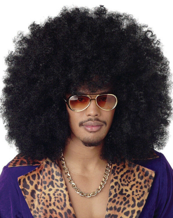 70S Black Hairstyles
 Adult Black Disco Fro Hippie 60s 70s Super Jumbo Afro