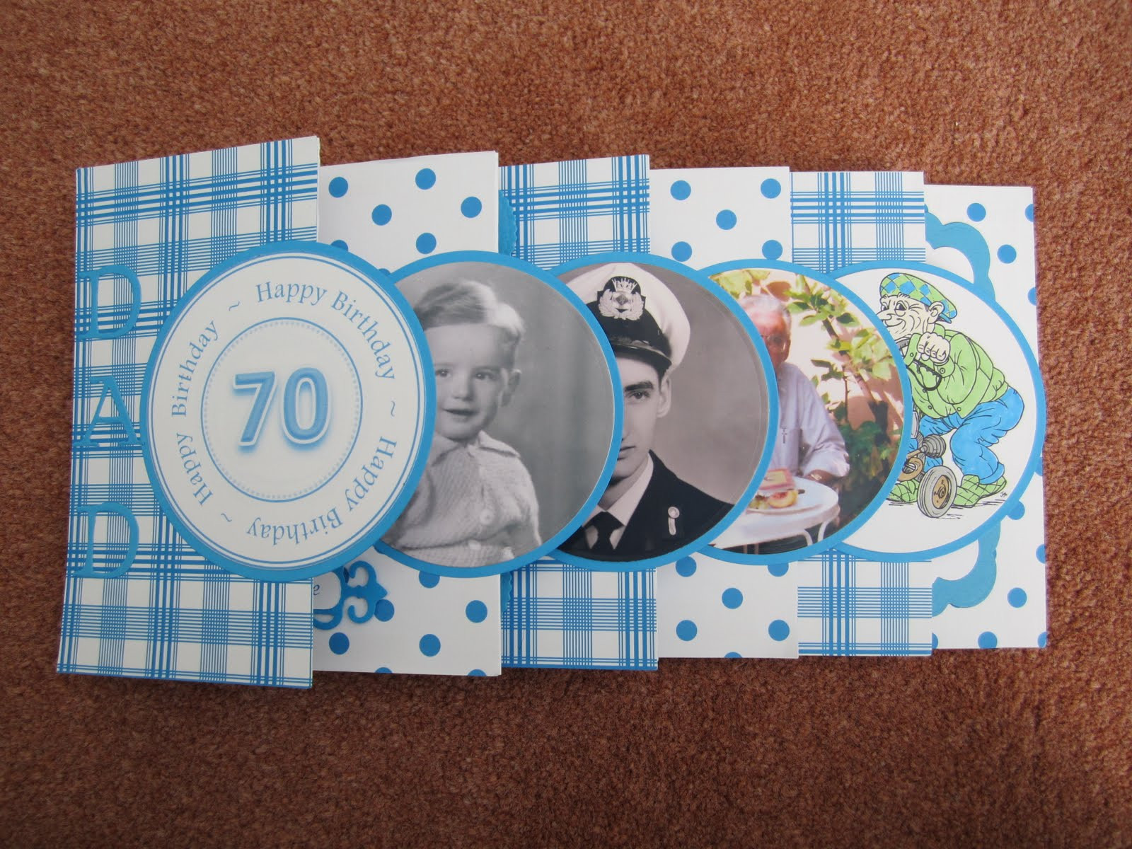 70th Birthday Gift Ideas For Dad
 Julies Crafty Creations A card for my Dad s 70th Birthday
