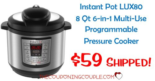 8 Qt Instant Pot Recipes
 Instant Pot LUX80 8 Qt 6 in 1 Multi Use Programmable