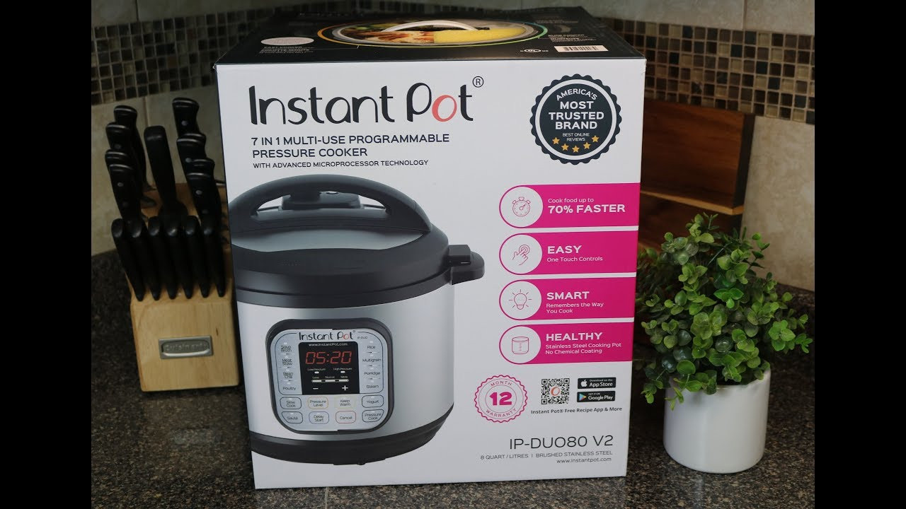 8 Qt Instant Pot Recipes
 Instant Pot DUO 8 QT Pressure Cooker IP DUO80 8qt 7 in 1