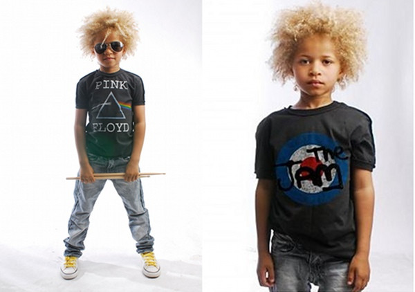 80'S Fashion For Kids Boys
 Amplified Kids retro rock n roll t shirts