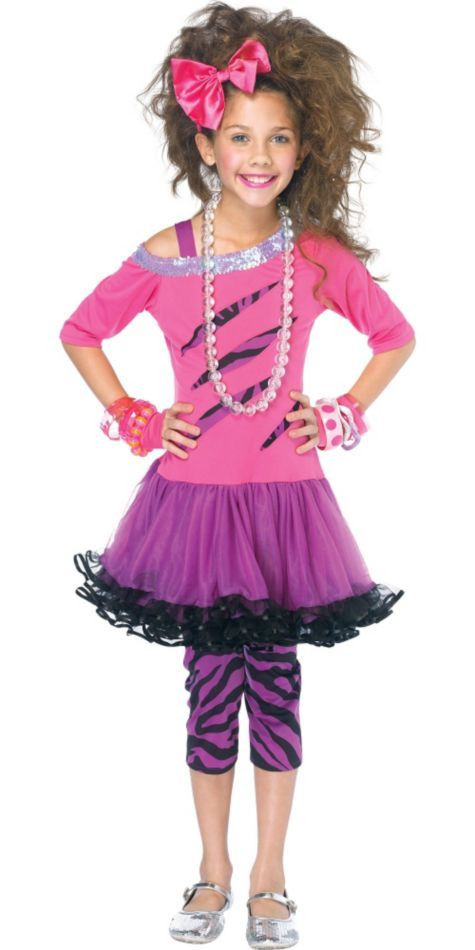 80S Dress Up Ideas For Kids
 Girls 80s Rock Star Costume Party City in 2019
