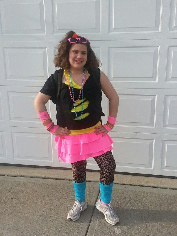 80S Dress Up Ideas For Kids
 My Sweet Girl had 80s day at school today 05 02 13 Was