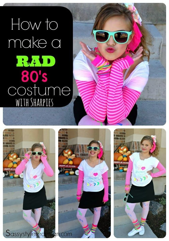 80S Dress Up Ideas For Kids
 diy 80 s girl costume DIY 80s Costume Ideas