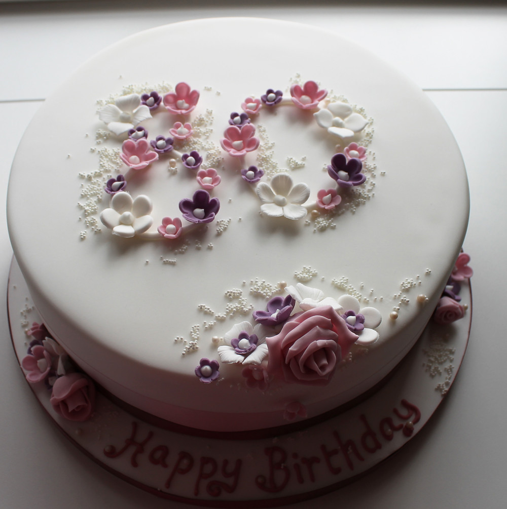 80th Birthday Cake
 80th birthday cake Jill Chant