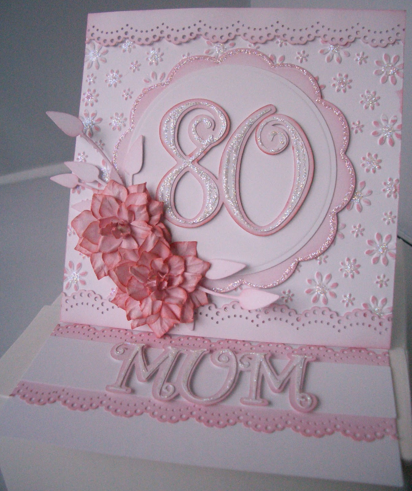 80th Birthday Cards
 Julie s Inkspot 80th Birthday Card