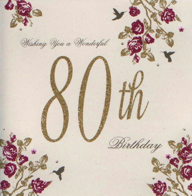 80th Birthday Cards
 80th Birthday Quotes For Cards QuotesGram