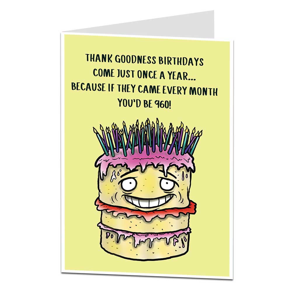 80th Birthday Cards
 Funny 80th Birthday Card For Men & Women 80 Today Mum Dad