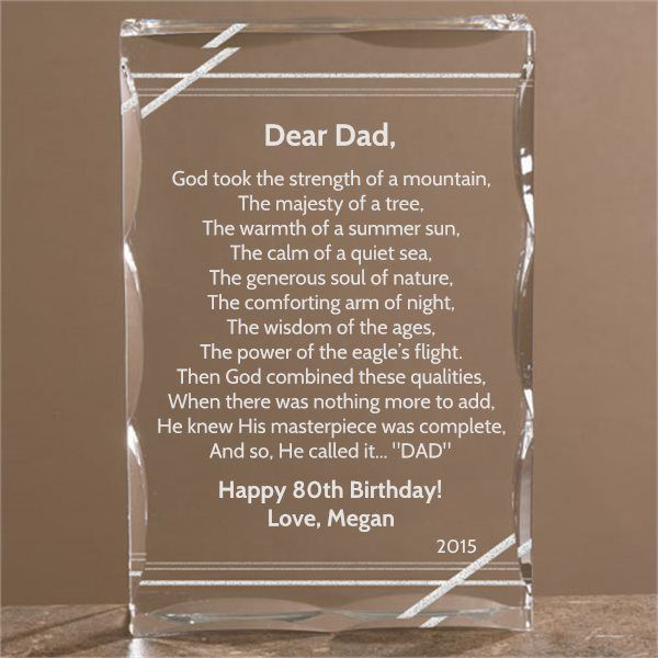 80Th Birthday Gift Ideas For Dad
 80th Birthday Gift Ideas for Dad