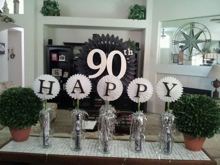 90Th Birthday Party Ideas Decorations
 90th Birthday Party Ideas