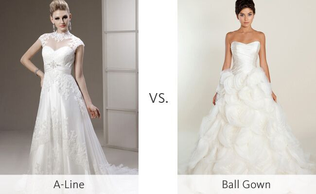 A Line Ball Gown Wedding Dresses
 The A Line Wedding Dress vs The Ball Gown WeddingMadness