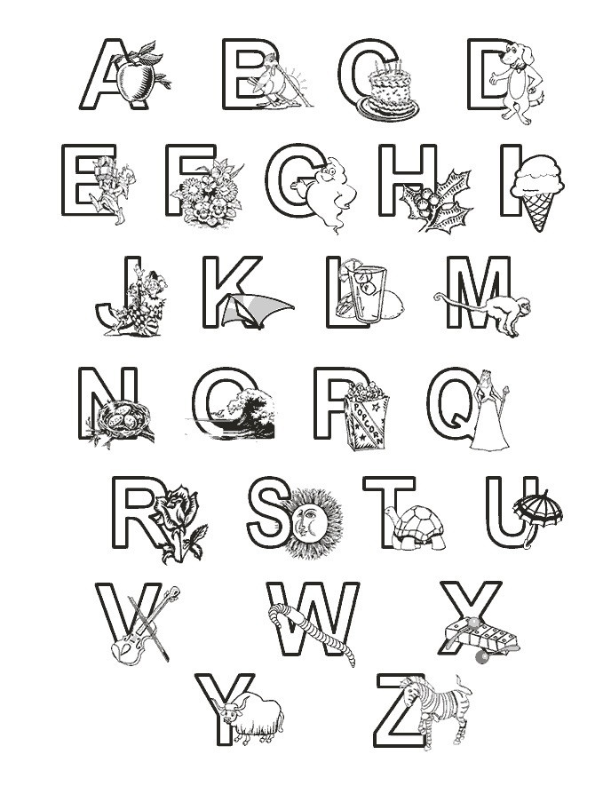 Abc Coloring Pages For Toddlers
 Free Printable Abc Coloring Pages For Kids