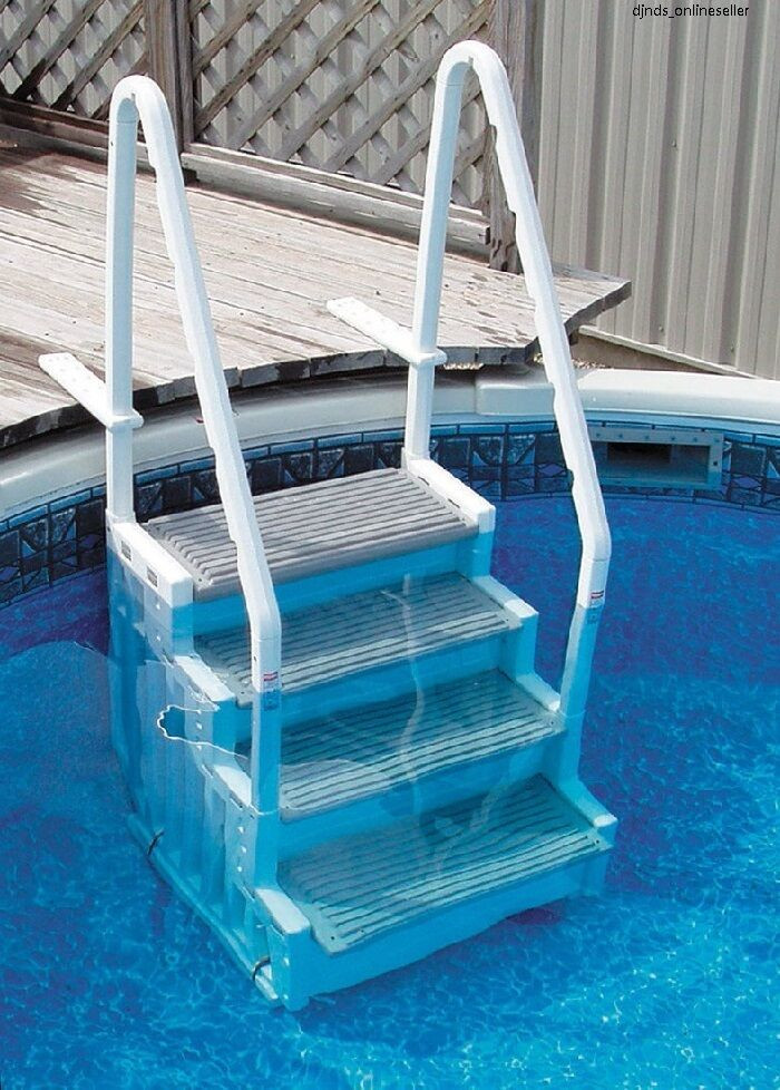 Above Ground Pool Ladder Steps
 Ground Swimming Pool Ladder Heavy Duty Step Deck