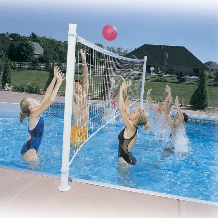 Above Ground Pool Volleyball Nets
 The 25 best Pool volleyball net ideas on Pinterest