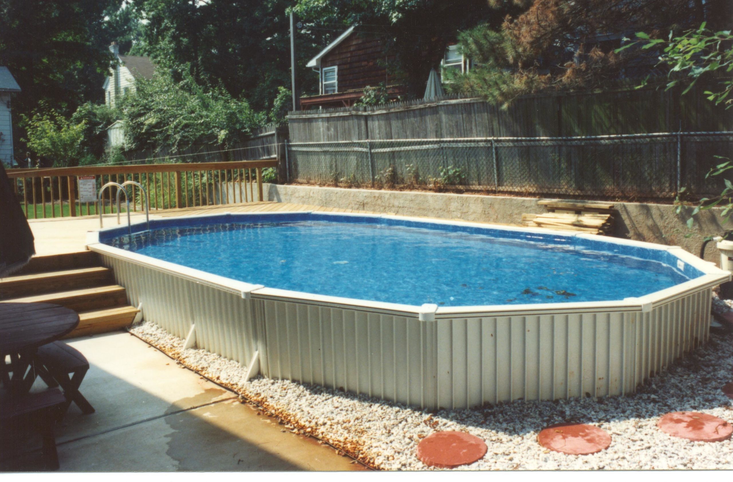 Above Ground Swimming Pool Price
 Semi Inground Pools Brands Options Prices Reviews and Advice
