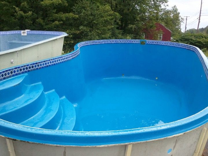 Above Ground Swimming Pool Price
 Awesome Kidney Shaped Ground Pool in Blue Hues