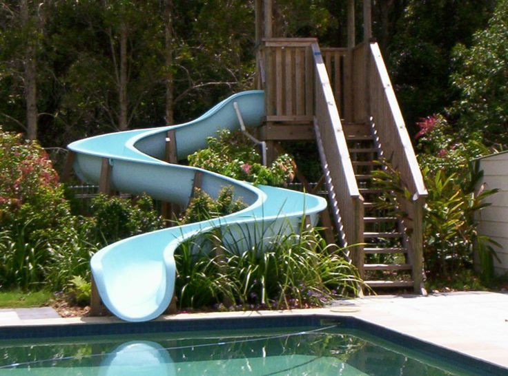Above Ground Swimming Pool Slides
 Swimming Pool Water Slide Modular Sections DIY