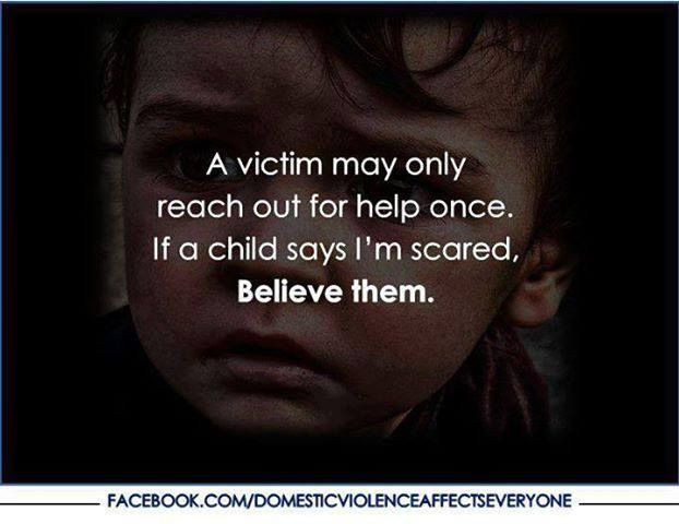 Abusing Children Quotes
 A victim may only reach out for help once If a Child says