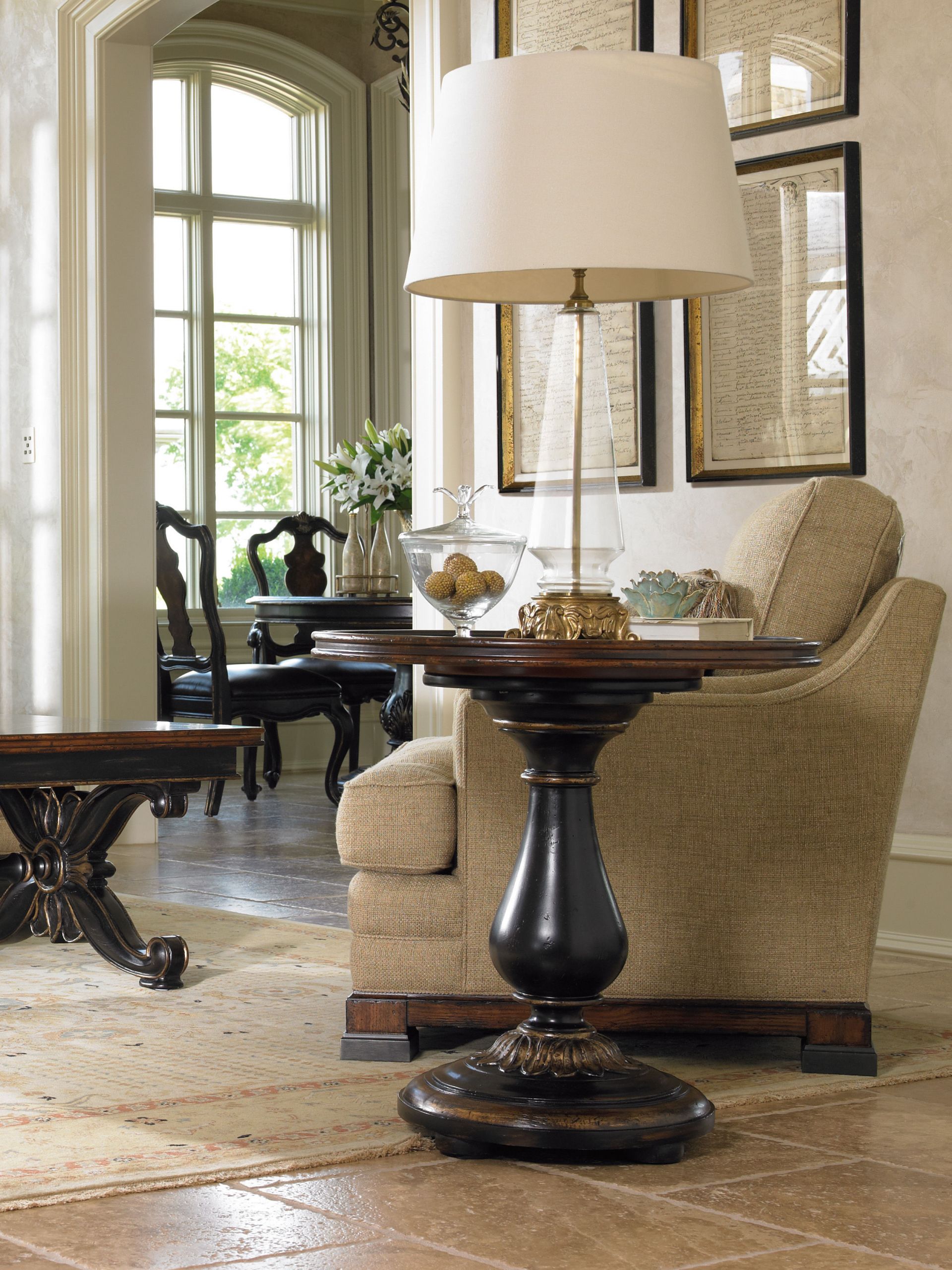 Accent Living Room Tables
 Hooker Furniture Living Room Grandover Round Accent Table